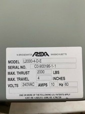 REXA L2000-4-D-E CONTROL ENCLOSURE ELECTRAULIC ACTUATOR