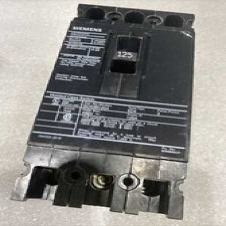 ED43S125A SIEMENS 3 POLE 125AMP 480V