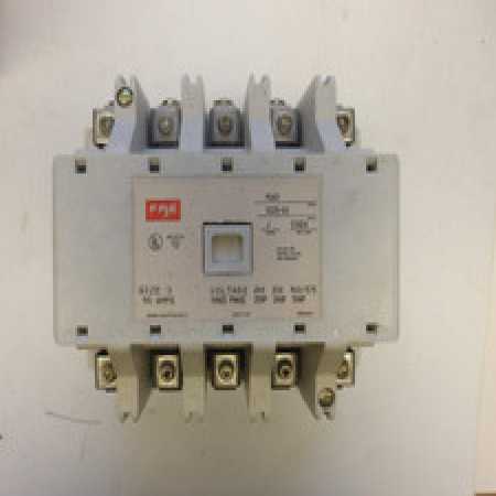 FEDERAL PACIFIC P/N:4102 CU35-01 NON REVERSING CONTACTOR 5POLE 120/60V 110/50HZ