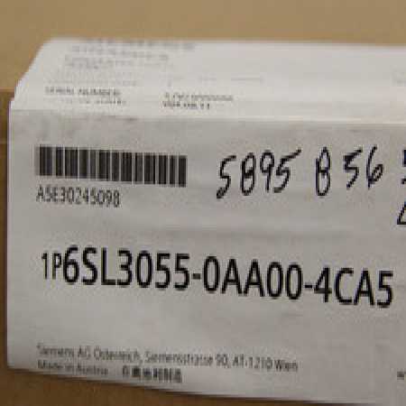 New Siemens Sinamics 6SL3055-0AA00-4CA5 Operation panel