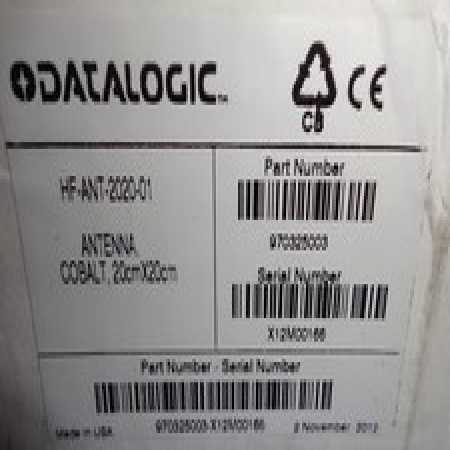 Datalogic HF-ANT-2020-01 Antenna Cobalt HF 20cm X 20cm 970325003 HFANT202001 NEW