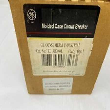 General Electric TED136070 3-PH 3-P 70A 600V Industrial Circuit Breaker