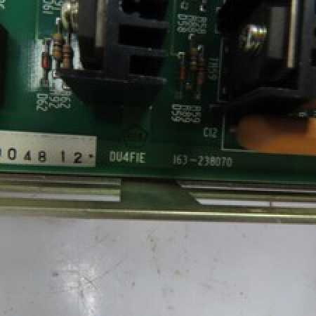 NEC 163-238070 DU4Fie Circuit Board From Makino MGW-E Wire EDM