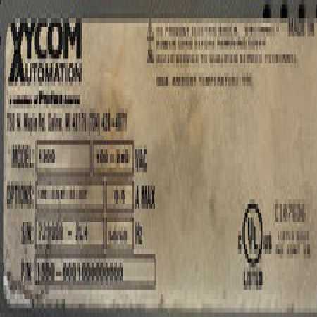 XYCOM AUTOMATION 1300-00010000000000H OPERATOR INTERFACE 100-120 VAC