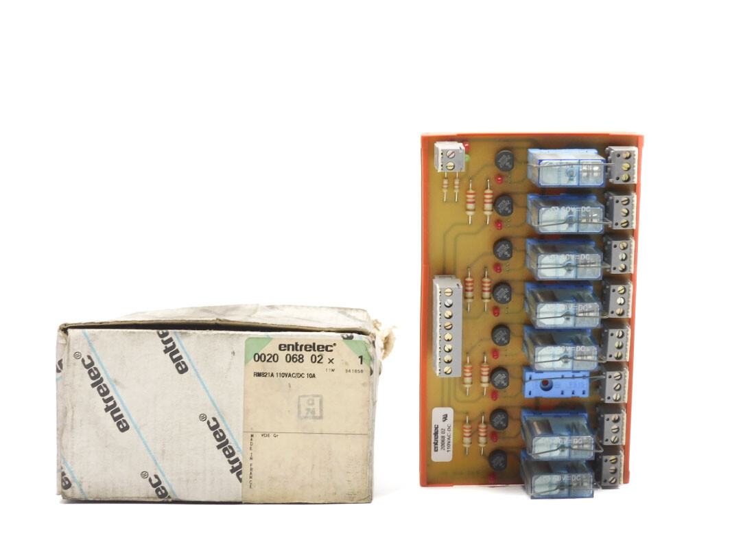 ENTRELEC 002006802 RM821A 110VAC/DC 10A