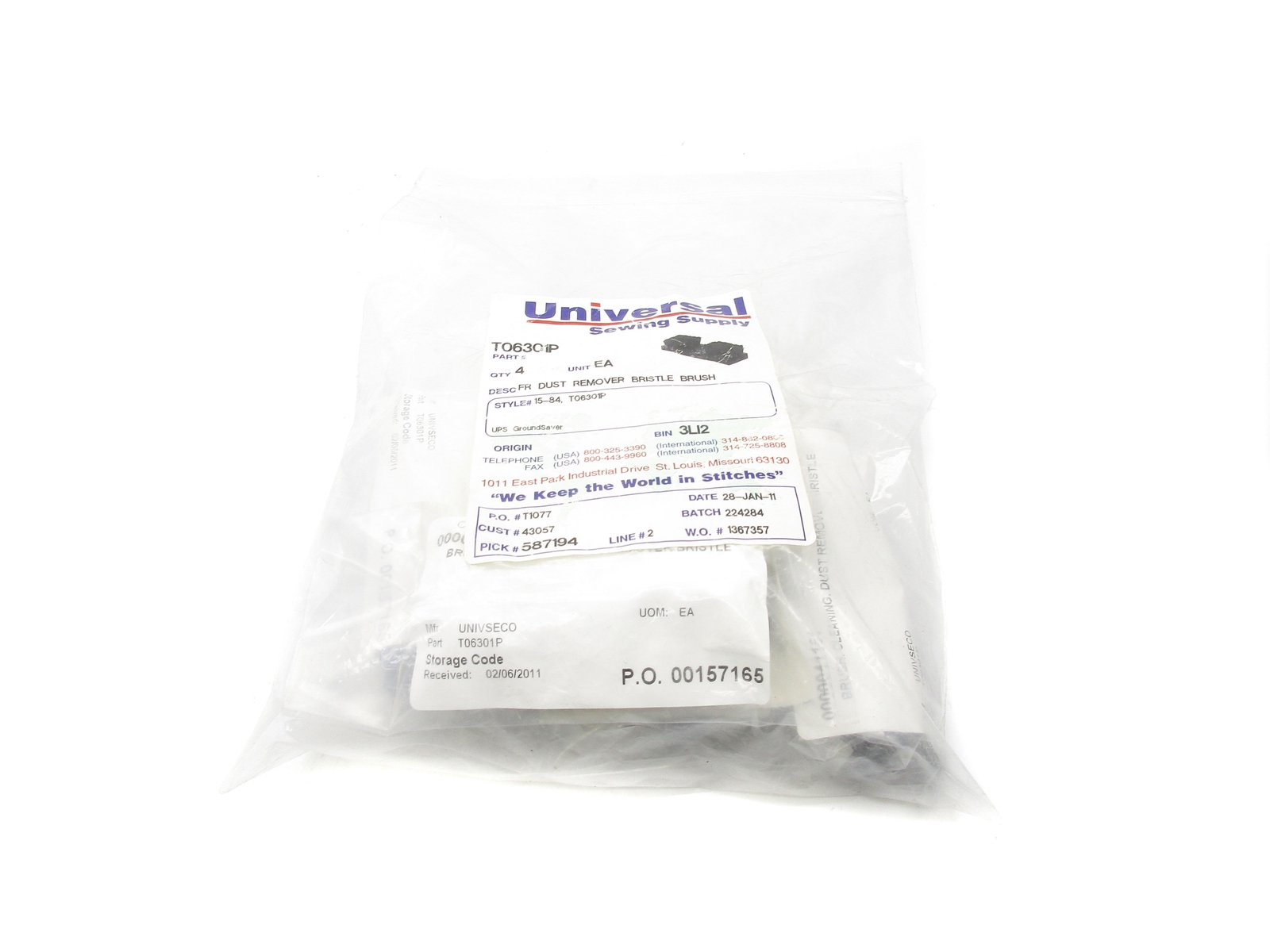 UNIVERSAL SEWING SUPPLY T06301P (PKG OF 4)