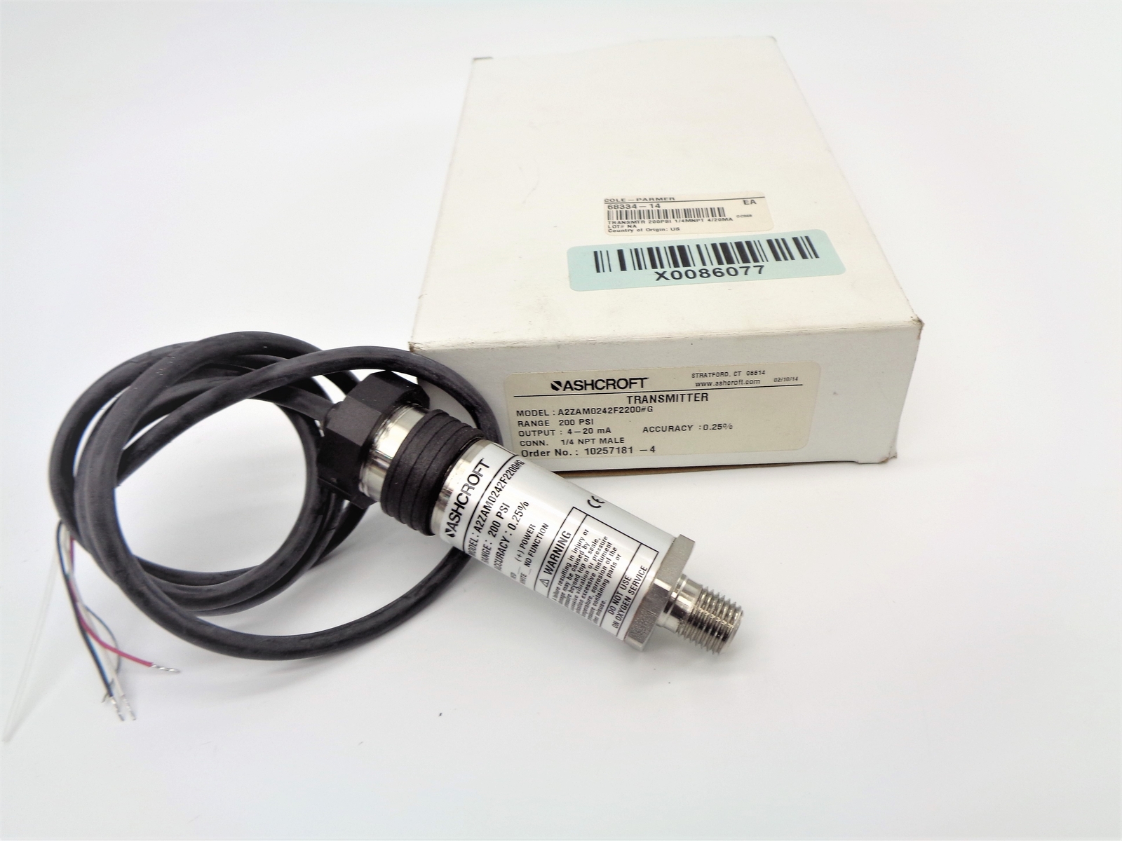 ASHCROFT A2ZAM0242F2200#G