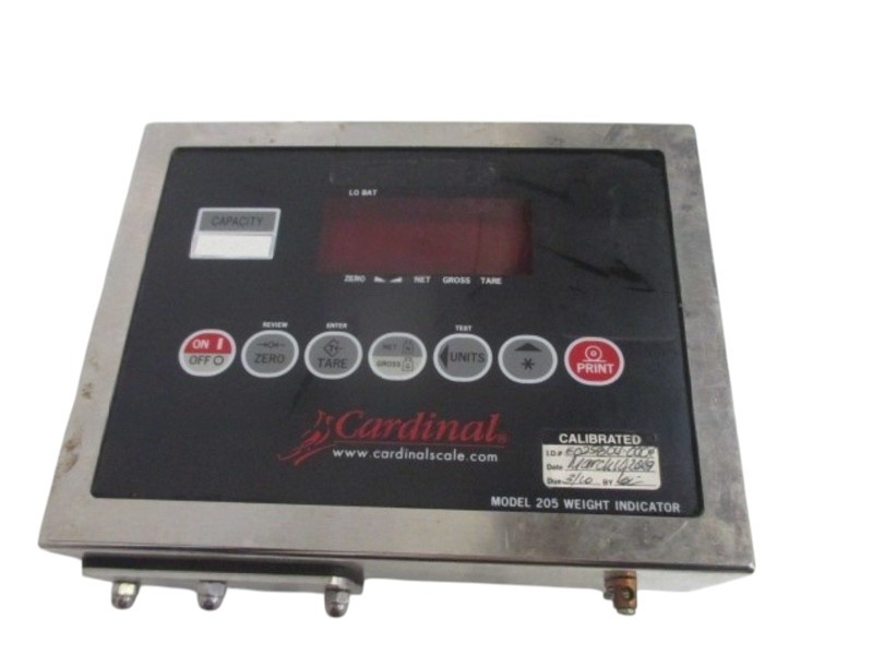CARDINAL DETECTO 205-A WEIGHT INDICATOR