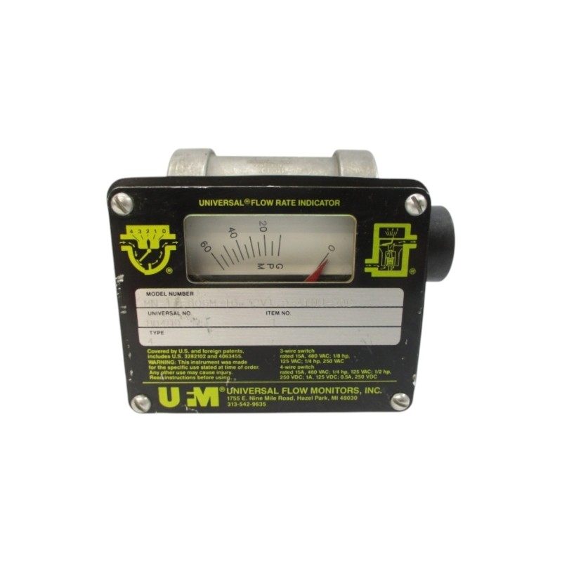 UNIVERSAL FLOW MONITORS MN-IIE60GM-16-32V1.0-A1WU-30D 480VAC 15A