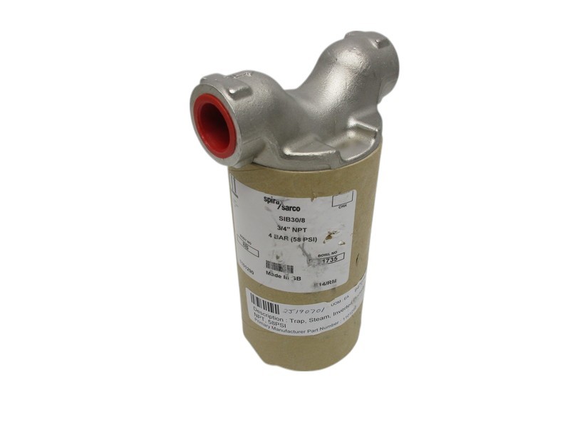 SPIRAX SARCO SIB30/8 STEAM TRAP 3/4" NPT 58 PSI