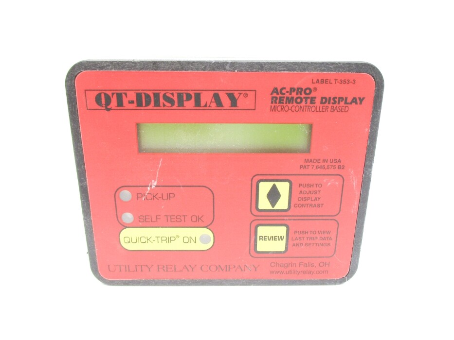 UTILITY RELAY COMPANY T-353-3