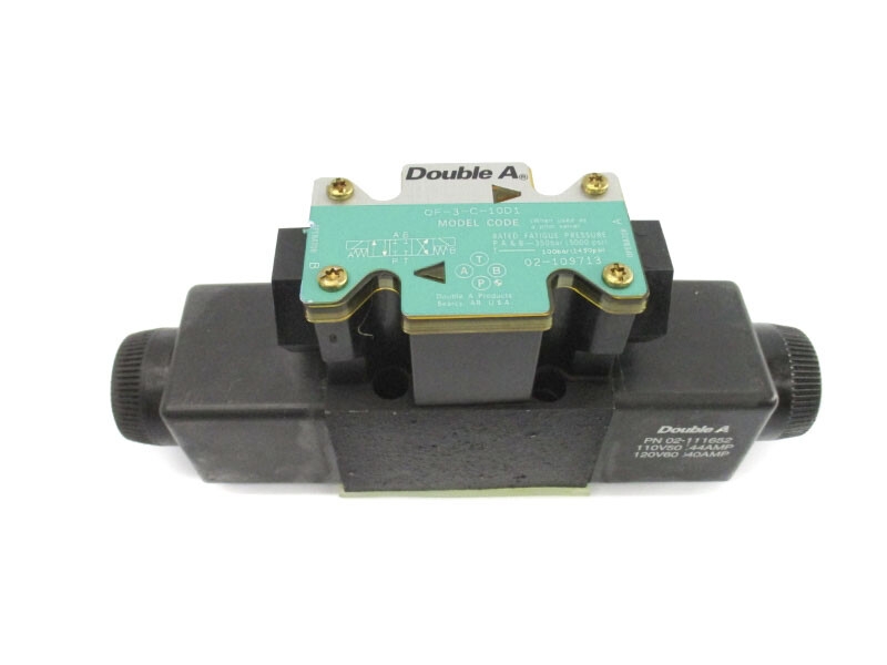 DOUBLE A QF-3-C-10D1 110/120V .44/.40A 5000PSI